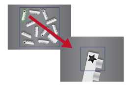 判别表面和里面　通过高精度的2个搜索过程，准确判别表面和里面。